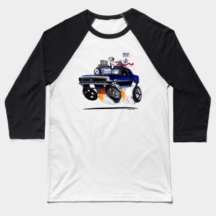 RAT POWER 1968 Blue Camaro Baseball T-Shirt